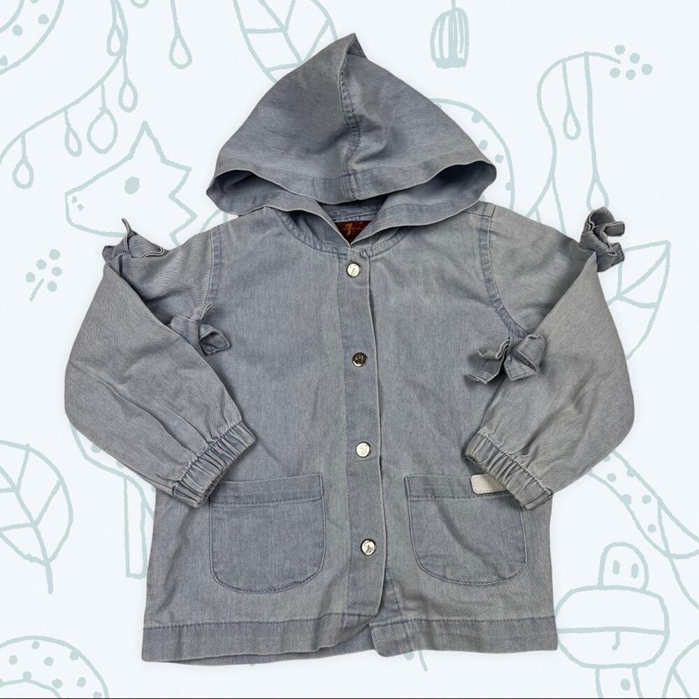 7 for all mankind girls denim jacket